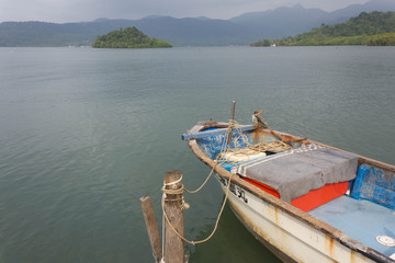 boat on the lake