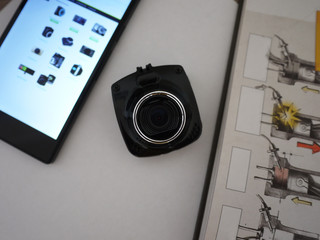 Car camcorder display