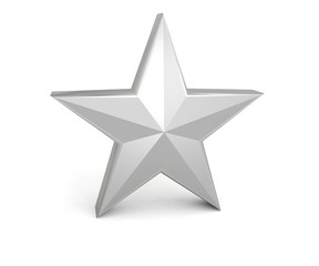 Obraz premium star silver grey gray