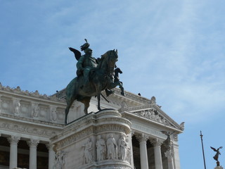 Fototapeta na wymiar Altar of the Fatherland, Rome