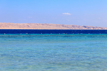 View on the Giftun island in Red sea, Egypt