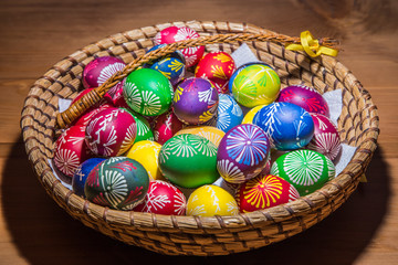 Traditional South Bohemian Easter Eggs