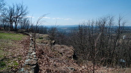 Mountain view in eastern Oklahoma, springtime