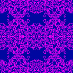 Retro pattern with neon colors