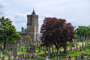 Der historische Friedhof von Stirling im schottischen Hochland