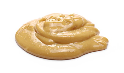 Peanut butter isolated on white background