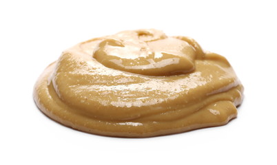 Peanut butter isolated on white background