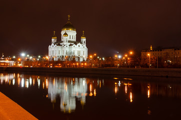 Fototapeta na wymiar st basils cathedral of christ the savior in moscow