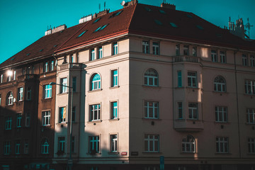 old houses in the city