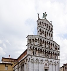 Fototapeta premium Eglise di san michele in foro. Lucques, Toscane, Italie.