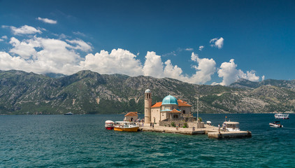 Our Lady of the Rocks church in Montenegro