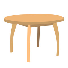 vector, isolated, table brown