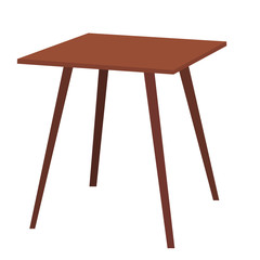  isolated, table brown
