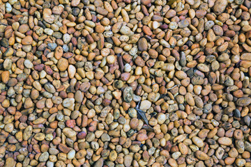 Colorful pattern of gravel for background.
