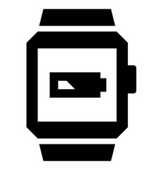Smartwatch low battery icon