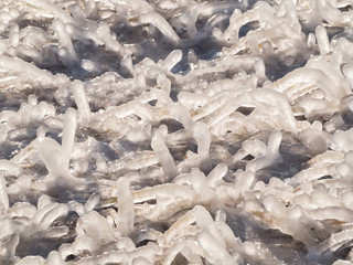 The result of freezing rain.