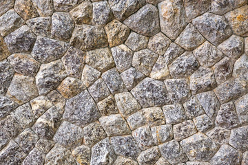 Colorful stone wall pattern for background.