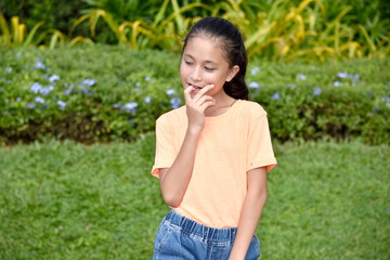 Thinking Diverse Teenager Girl