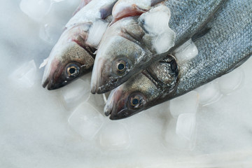 Authentic organic food. Fish Italian delishes