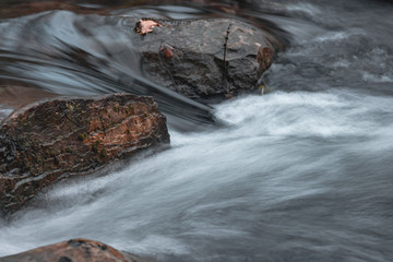 Stones in water