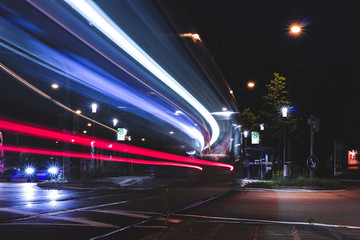 traffic at night