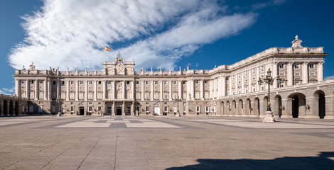 Fototapeta na wymiar Palazzo reale, Madrid, Spagna