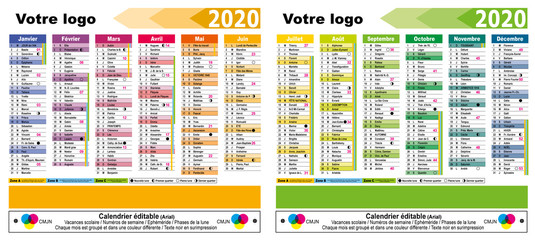 Calendrier Corrida 2023 101,892 Vecteur Wall Murals - Canvas Prints - Stickers | Wallsheaven