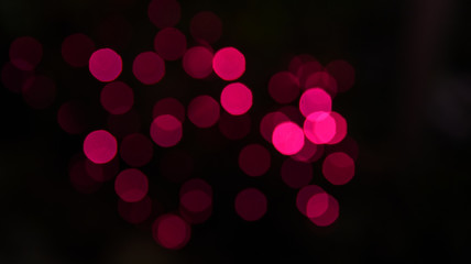 red color bokeh abstract background