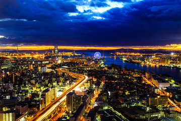 Fototapeta premium 大阪の夜景