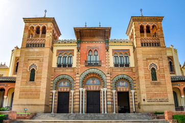 Mudejar pavilion in Seville, Spain