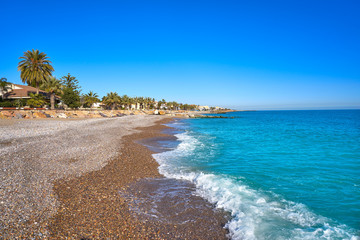 Almenara beach in Castellon of Spain