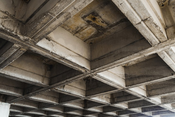 Abandoned building unfinished concrete building