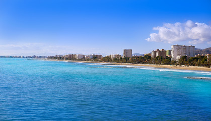 Fototapeta premium Benicassim Voramar playa beach Castellon