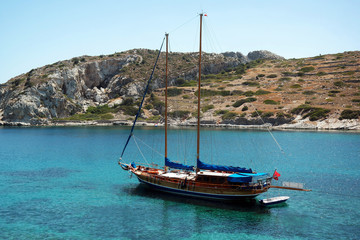 Sailing in Aegean Sea