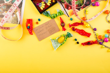 sweets for someone who is trying to lose weight concept