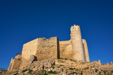 Xivert castle in Alcala de Chivert Castellon