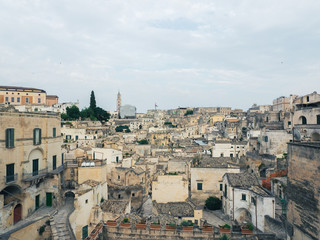 Naklejka premium matera, italia. Capitale europea della cultura 2019
