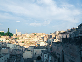 Naklejka premium matera, italia. Capitale europea della cultura 2019