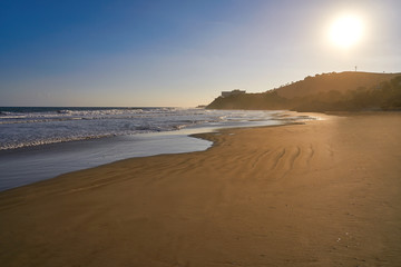 Fototapeta na wymiar Oropesa de Mar beach La Concha Castellon