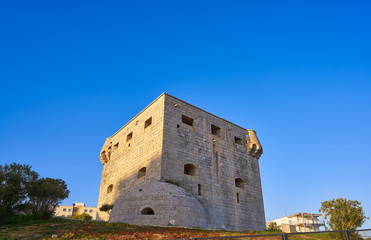 Fototapeta na wymiar Torre del Rey Oropesa de Mar in Castellon