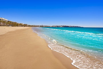 Fototapeta premium Salou beach Ponent Poniente in Tarragona