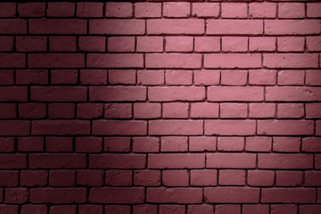 Red brick wall as abstract background