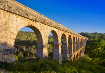 Aqueduct Pont del Diable in Tarragona