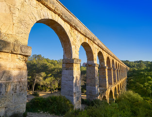 Fototapeta premium Aqueduct Pont del Diable in Tarragona