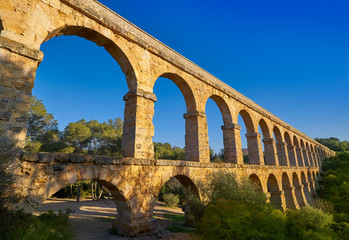 Fototapeta premium Aqueduct Pont del Diable in Tarragona