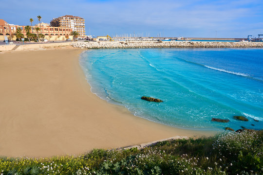 Vinaroz Playa del Clot beach in Castellon