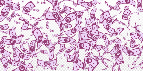 European Union Euro notes falling. Random EUR bill
