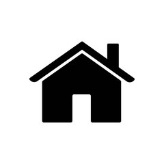 Fototapeta na wymiar House Icon. Home symbol isolated on white background. Vector home illustration. Flat style home icon