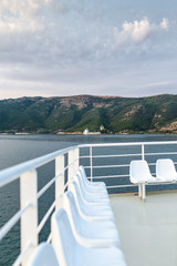Sunsrise over Mediterranean sea in Corfu Greece