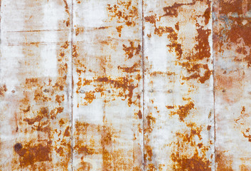 rusty metal texture, old metal wall covered with rust